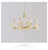 Hängslampor Simple Light Luxury Chandelier Post-Modern Living Room Dining Study El Glass Candle