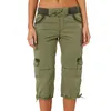 Shorts Multi Pocket Byxor utomhus Y2K Women's Street Clothing Sport Cutting Pants Ultra Thin Cargo Pantalones P230530