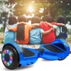 UL2272 Sertifikalı 6.5 Hoverboard Elektrikli Kendini Dengeleme Scooterları Kablosuz Dahili Bluetooth Hoparlör LED ile Hover Tahtası