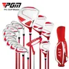 Club Heads PGM 4/9/12pcs Juego de palos de golf con bolsa de golf Carbono Acero inoxidable Hierro Madera Conductor Principiante Entrenamiento LTG037 230530