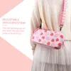 Bags HEYSTOP Switch NS Storage Bag EVA Portable OLED Storage Bag with Thumb Grip Caps Host Bag Strawberry Cute Bag Shoulder Strap