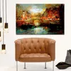 Canvas Art City Amsterdam Elegant Handmade Willem Haenraets Painting Impressionist Landscape Artwork for Home Wall Art