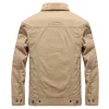 QNPQYX NEW WINTERMEN BOMBER JACKET暖かい男性のジャケットフリースカジュアル戦術的なアウターウェア太いジャケット男性コート