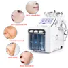 Machine hydrofaciale 6 en 1 Hydro Dermabrasion Peeling du visage Épurateur de peau à ultrasons H2 O2 Oxygen Spray Soins de la peau Microdermabrasion