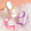 Slipper Zomermeisjes Kinderlippers Schattige konijnenpatroon Slippers Ademend comfortabel Non-slip zachte thuisglippen schoenen Kinderen 230530