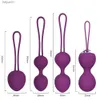 Yetişkin Oyuncaklar 5 PCS Vajina Egzersiz Kegel Balls Kit Ben WA Balls 10 Hızlı Vibratör Kablosuz Uzaktan Kumanda Atlama Yumurtaları Erotik Seks Oyuncak Kadınlar İçin L230518