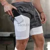 Men's Shorts Men's Running Shorts Summer Sportswear Double-deck Jogging Short Pants Gym Fitness Beach Bottoms Workout Training Sport Shorts J230531