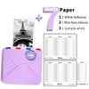 Printers Phomemo Mini Printer Thermal M02S 300DPI DIY Foto Portable Printer Pocket Labeler Printer voor sticker draadloze afdruk