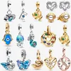 new Disne The Little Mermaid Seashell Necklace and Earrings Set charms for women designer jewelry DIY Pandora pendant bracelet