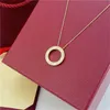gold designer necklace woman stainless steel diamond pendant Luxury jewelry wedding Valentine Day for girlfriend wife wholesale lock love necklace on the neck