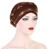 2023 New Women's Hair Care Islamic Jersey Head Scarf Muslim Hijab paljetter Braid Wrap Stretb Turban Hat Chemo Cap Head Wrap Caps