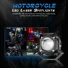 Neue Motorrad-LED-Scheinwerfer, weiß und gelb, zweifarbig, Autoscheinwerfer, Anti-Nebel-Lichter, superhelle direkte Zusatzlichter, DC9–60 V