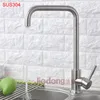 Kitchen Faucets No Lead Tap Full Set SUS304 Stainless Steel Sink Mixer (SS07 Matte Black)