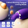 Clitoral Stimulator Licking Suction g Spot Vibrator Tongue Oral Vibrating Adult Personal Vibrators for Women