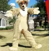 Długie futra Fox Dog Mascot Costume Wysoka jakość Fursuit Party Christmas Halloween przyjęcie urodzinowe Charakter Mascot College