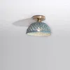 Taklampor Modern LED -hallbelysning Metall Simple Light Lamp Cover Shades Home