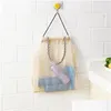 Storage Bags Mesh Bag Reusable Hanging Kitchen Fruit And Vegetable Pouch Durable Wearresisting Placesaving Dh0367 Drop Delivery Home Dhxur