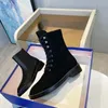 botas para mujer Zapatos deportivos casuales Mujeres de viaje Banda elástica zapatilla de deporte gimnasio de cuero Hombres de suela gruesa Zapato alto diseñador bota plataforma dama Entrenadores tamaño 35-42 con caja