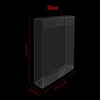 Sacs 10pcs Box Protector Sleeve DVD PS2 XBOX WiiU Cube Game Custom Made Clear Plastic Display Case Dust Cover