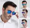 JackJad New Fashion Men Driving Ultralight Titanium Polarized Sunglasses Brand Design Óculos de Sol Aviação Sem Aro Oculos De Sol L230523