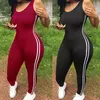 Dames Jumpsuits Rompertjes Bodycon Broeken Lange jumpsuit Dames Macacao Party jumpsuit Mouwloze Top Retro Strapless Set