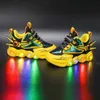 Sneakers Luminous Sports Shoes With Lights Children's Casual Shoes Retro Flashing Walking Shoe Baby Girls Boys Toddler Shoes Kid Sneakers 230530CJ