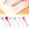 Cute Plush Fur Ballpoint Pen Students School Office Stationery Writing Tools JIAN