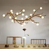 Kronleuchter Nordic Wohnzimmer Restaurant Kronleuchter Kreative Personalisierte Zweig Lampen Tee Japanische Homestay Multi Head Pendelleuchten