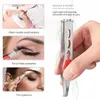 Pinsel 1pc LED Eyebrow Pinzetten Edelstahl Gesicht Augenbrauen Design Wimpern Entfernerwerkzeuge Slant Tipp Wimpern Pinzetten Schönheit Make -up