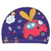 Bonnets de bain Bonnet pour enfants dessin animé mignon imprimé animal protection étanche oreille polyester doux léger neutre accessoires de natation P230531