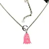 2023 Nieuwe designer sieraden armband ketting ring Trendy roze emaille ghost druipende gepersonaliseerde klassieke veelzijdige trui