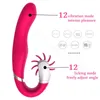 Massager Shop 12 Speed ​​USB Ladda kraftfull dildo -maskinborste design för klitoris g spotstimulering vibrator kvinna