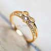 Band Rings Chic Bow Shape Finger Ring for Women Infinity Sign Cubic Zirconia Rings Fashion Finger Accessories Daily Party Jewelry J230531