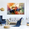 Canvas Art Hand Painted Flower Expression Abstract Willem Haenraets Oil Painting Modern Artwork for Living Room Decor