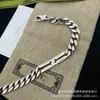 20% off 2023 New designer jewelry bracelet necklace ring simple interlocking tank 925 men's women's lovers punk hip hop Bracelet