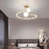 Hanglampen Moderne Led Hanglamp 60cm Cirkel Kroonluchter Verlichting Glans Ring Lichten Woonkamer Decoratie Slaapkamer Armaturen