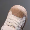 Sneakers mode randiga baby sneakers mjuka botten sprotskor för pojke flickor non-halp småbarn baby casual lägenheter utomhus barn skor vår 230530