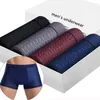 Underbyxor 4 datorer/Lot Summer Youth Men's Underwear Boxer Ice Mesh Breattable Sexig bambu ventilatshorts