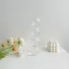 家庭用装飾用のガラスの花の花瓶テーブルトップテラリウムテーブル装飾品花柄の北欧