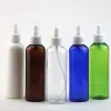 200 ml topp rund axel husdjur spray plast flaska parfym spray flaska fin dim make-up flaskor flaskas separat