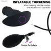 Jouets pour adultes Bouche gonflable Gag Boule de silicone Fixation orale PU Bande de cuir Bondage Contraintes Gag pénis Bdsm Esclave Jeu Sex Toys pour femmes L230518