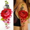 Tatuagens atacado 100 pçs tatuagem temporária adesivos 3d beleza flor lótus rosa ameixa bossom peônia corpo henna mandala tatoo feminino menina