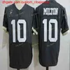 UCF Knights College Football # 10 McKenzie Milton Jersey Black White SM. Camisas costuradas GRIFFIN 18 Shaquem Griffin