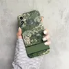 New Green Forest Luxury Designer Phone Case Classic Fashion Massion Home Cases for iPhone 14 12 13 Pro Max