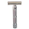Blades dscosmetic double edge safety razor with stainless steel handle