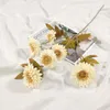 Decorative Flowers 58CM Artificial Silk Daisy Flower Branch Mum For Home Table Centerpieces Arrangement Decoration