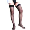 Calzini da donna Sissy Calze sexy sopra il ginocchio Calza da uomo Crossdressing Cosplay Calze erotiche Fiocco nero bianco