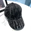 Boll Caps 2023 Spring and Summer Baseball Cap Men Kvinnor Snapback Niche Korean Fashion Trend Starry Striped Sunshade