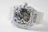 RM056 SuperClone Active Tourbillon Eur Luxury Mens Mechanics Watches Wristwatch Fashion Leisure RM56自動メカニカルクリスタルホローUR25 A7TB