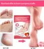 Piedi 30PAIRS Exfoliante Maschere dei piedi Calzini a pedicure Exfoliazione per latte di fragole per piedi Maschera rimuovi la maschera per peeling dei tacchi per la pelle morta